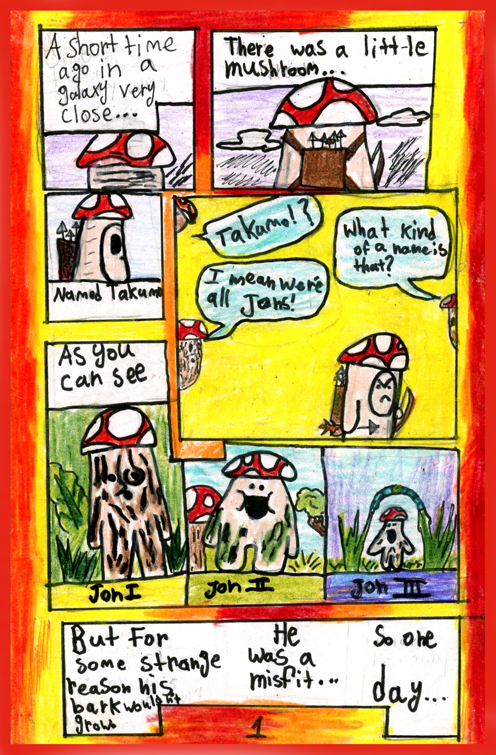 Galactic Adventures comic page 3